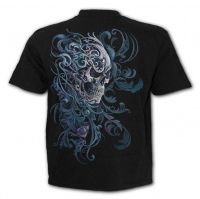  ROCOCO SKULL - T-Shirt Black Spiral Direct T162M101 -  