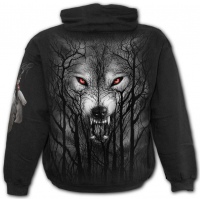  FOREST WOLF - Hoody Black Spiral Direct E030M451 -  