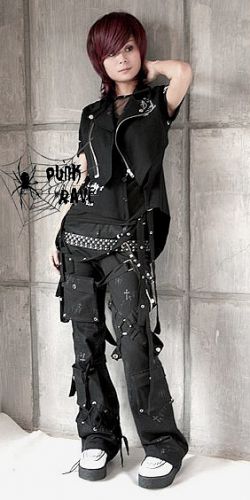  TROUSERS Punk Rave K-073/BK  5