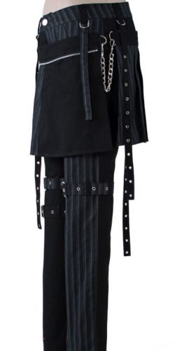  TROUSERS Punk Rave K-129/BK-BL  9