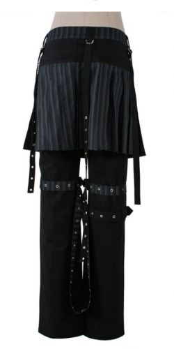  TROUSERS Punk Rave K-129/BK-BL  10