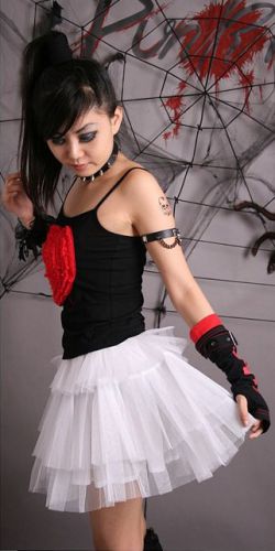  SKIRT Punk Rave Q-003/WH  3