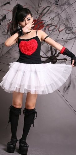  SKIRT Punk Rave Q-003/WH  1