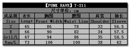  T-SHIRT Punk Rave T-211/BK  6