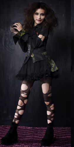  BLOUSE Punk Rave Y-289/BK-GR  3