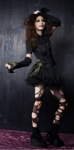  BLOUSE Punk Rave Y-289/BK-GR  2