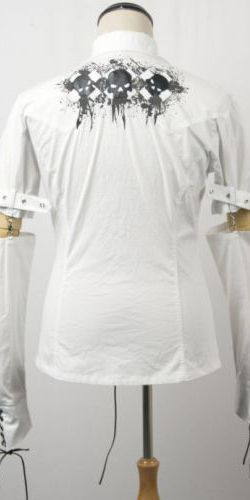  BLOUSE Punk Rave Y-283/WH  9