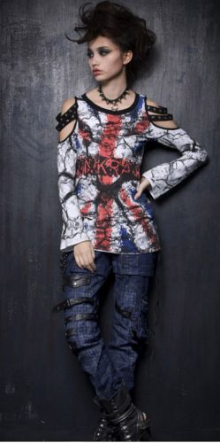  PANTS Punk Rave K-110/BL  2