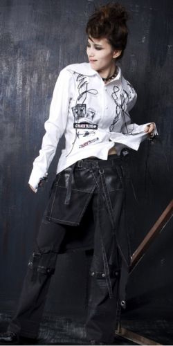  PANTS Punk Rave K-056/BK  4