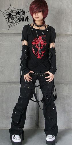  T-162/BK-RD Punk Rave T-162/BK-RD  1