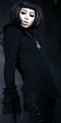  c  BLOUSE Punk Rave Y-392/BK  4