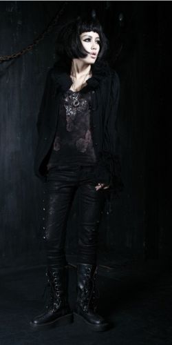  c  BLOUSE Punk Rave Y-392/BK  2