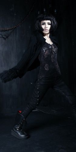  c  BLOUSE Punk Rave Y-392/BK  3