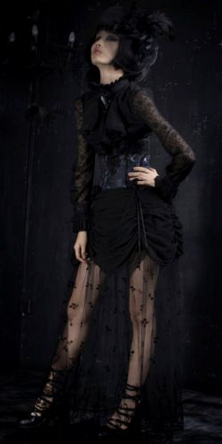  c  BLOUSE Punk Rave Y-361/BK  3