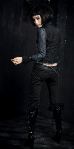  c  BLOUSE Punk Rave Y-361/BK-BL  5
