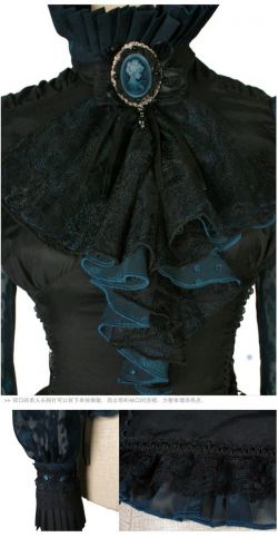 c  BLOUSE Punk Rave Y-361/BK-BL  8