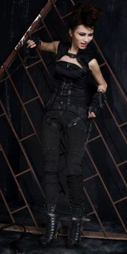  TROUSERS Punk Rave K-102/BK  4