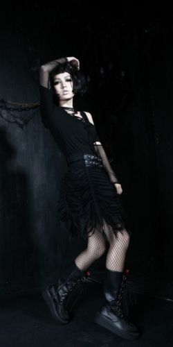  SKIRT Punk Rave Q-169/BK  5