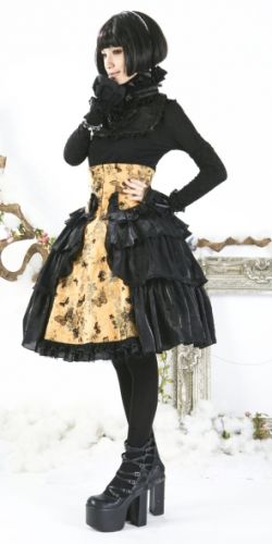  -  DRESS Punk Rave LQ-028/BK-YE /  /  /  /  2