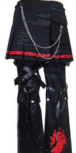  TROUSERS Punk Rave K-053/BK  5