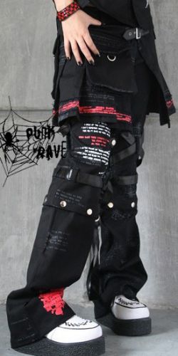  TROUSERS Punk Rave K-053/BK  6
