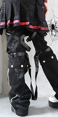  TROUSERS Punk Rave K-053/BK  7