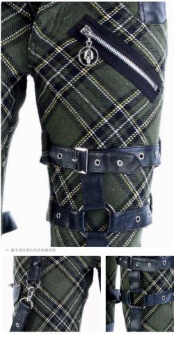  TROUSERS Punk Rave K-124/GR  8