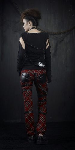  TROUSERS Punk Rave K-124/RD  5