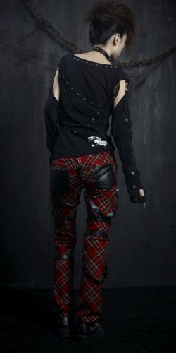  TROUSERS Punk Rave K-124/RD  7