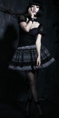  T-SHIRT Punk Rave LT-003/BK-RD  6