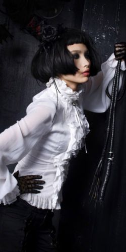  c  BLOUSE Punk Rave LY-004/WH  7