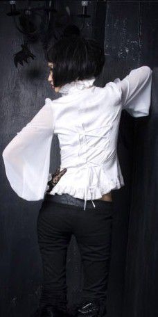  c  BLOUSE Punk Rave LY-004/WH  6