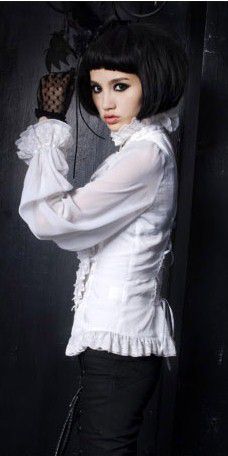  c  BLOUSE Punk Rave LY-004/WH  5