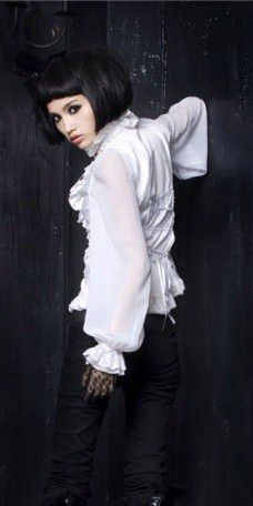  c  BLOUSE Punk Rave LY-004/WH  4