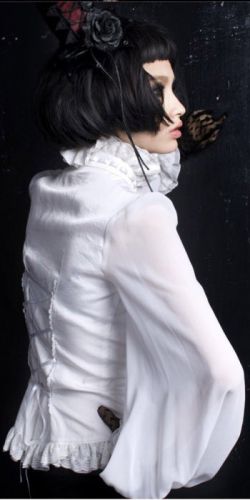  c  BLOUSE Punk Rave LY-004/WH  10