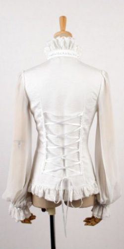  c  BLOUSE Punk Rave LY-004/WH  13
