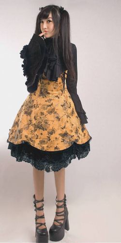 - =SKIRT= Punk Rave Q-115/YE  5