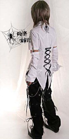  BLOUSE Punk Rave Y-035/WH  4