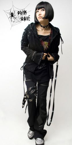  JACKET Punk Rave Y-268/BK-GY  2