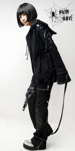  JACKET Punk Rave Y-268/BK-GY  7