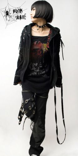  JACKET Punk Rave Y-268/BK-GY  6