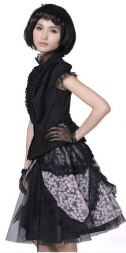  c  BLOUSE Punk Rave LY-010/BK  2