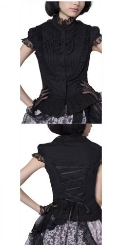  c  BLOUSE Punk Rave LY-010/BK  7