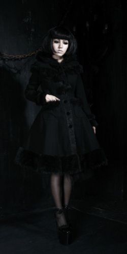  Coat Punk Rave LY-024/BK  2