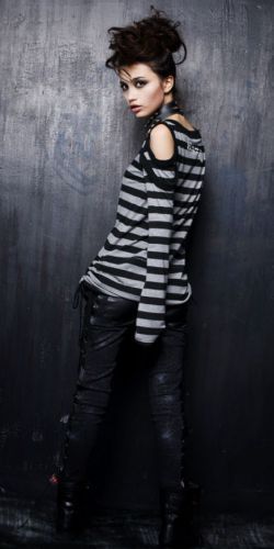  T-SHIRT Punk Rave T-202/GY  3