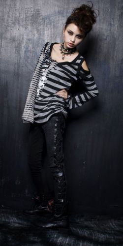  T-SHIRT Punk Rave T-202/GY  5