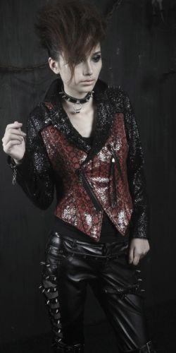  JACKET Punk Rave Y-369/BK-RD  4