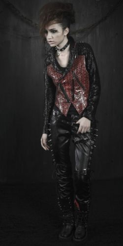  JACKET Punk Rave Y-369/BK-RD  2