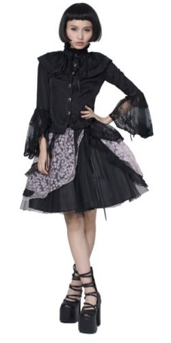  SKIRT Punk Rave LQ-006/BK-PI  2