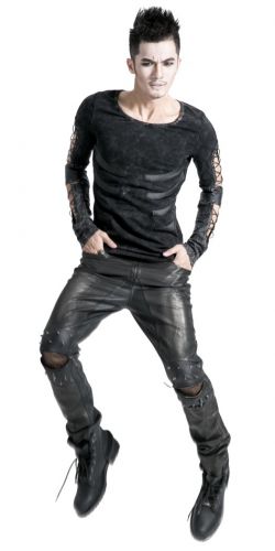  T-SHIRT Punk Rave T-303/BK  5